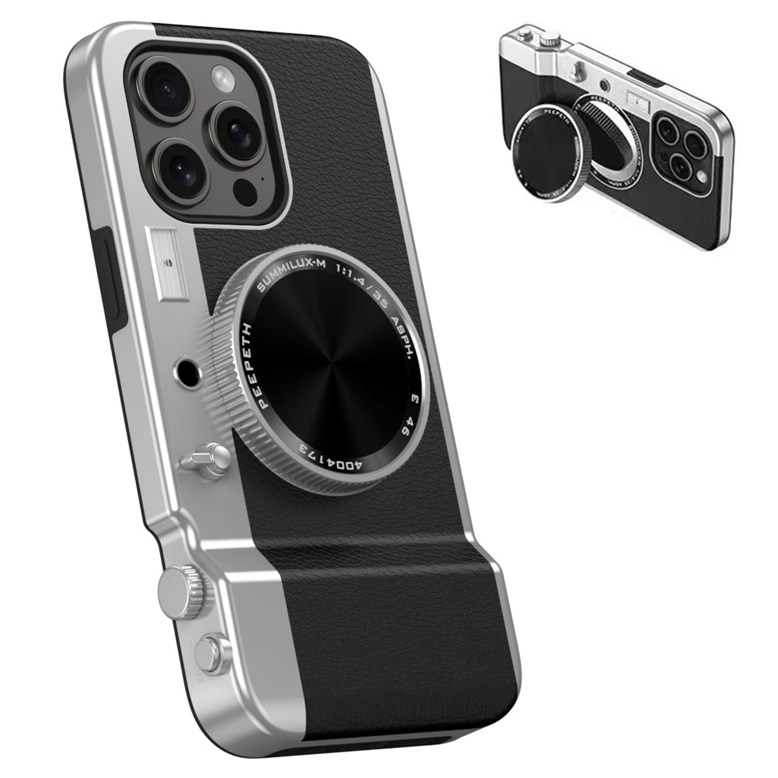 Amazon.com: YAKVOOK Integrated Camera Phone Case for iPhone 16 Pro